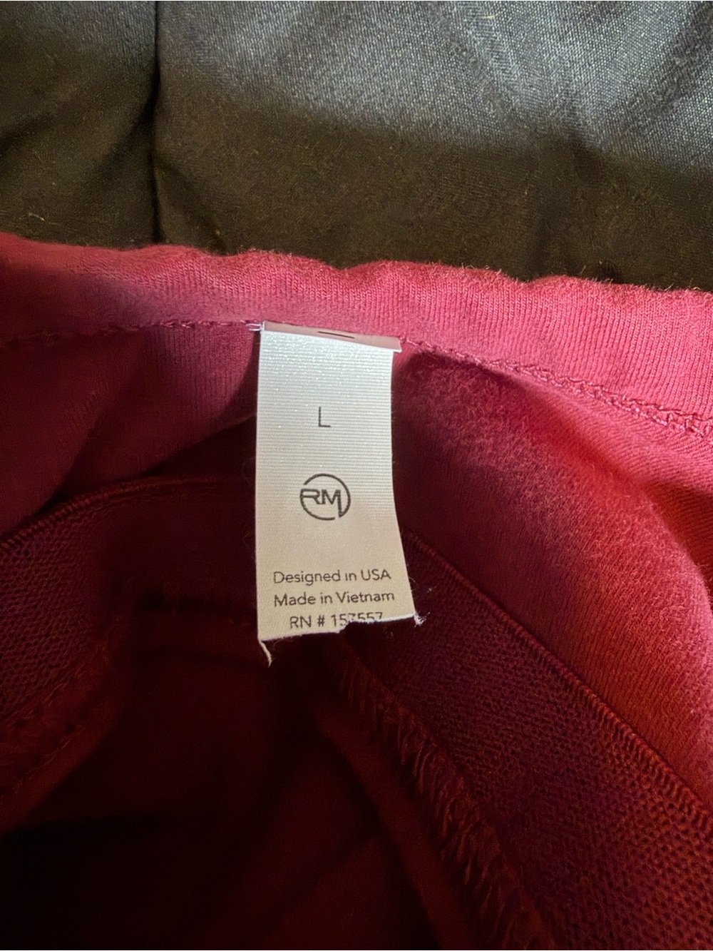 RM One-Piece Romper in Deep Raspberry - Picture 3 of 5